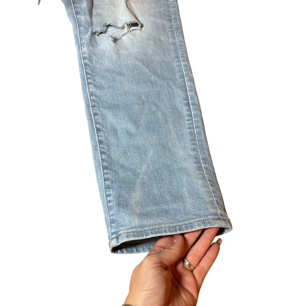 American Eagle mens jeans size 31 x 30 in great condition hole slits in knees